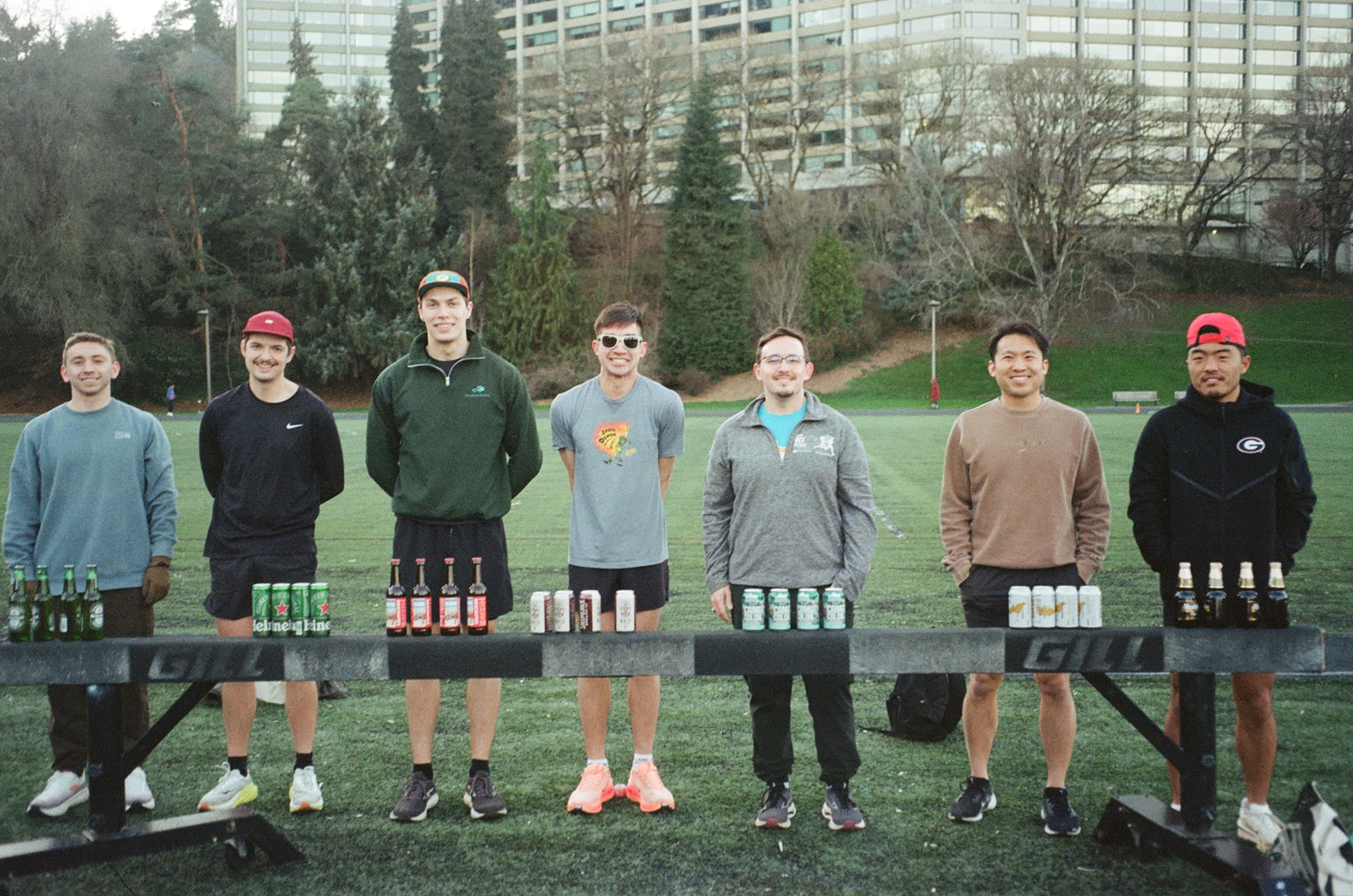 Beer mile photo